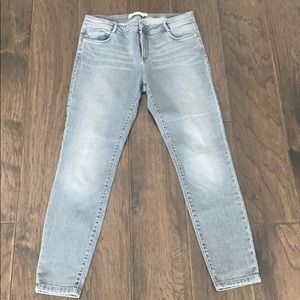 Zara gray denim pants